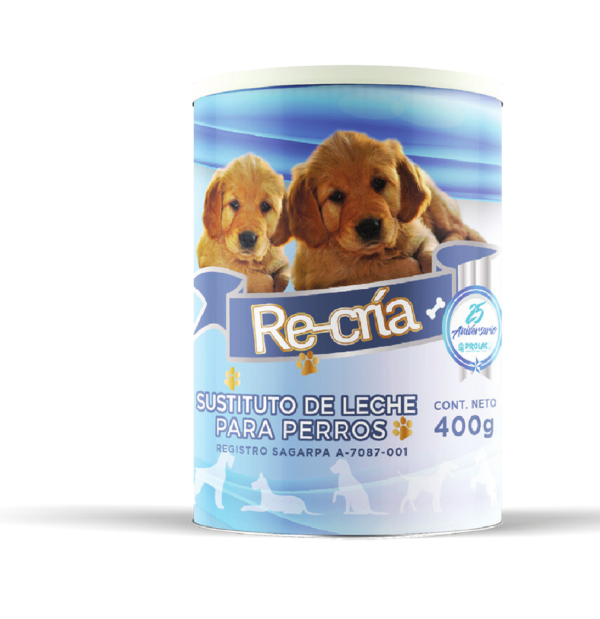 Sustituto de leche para caninos Re-cría 400g