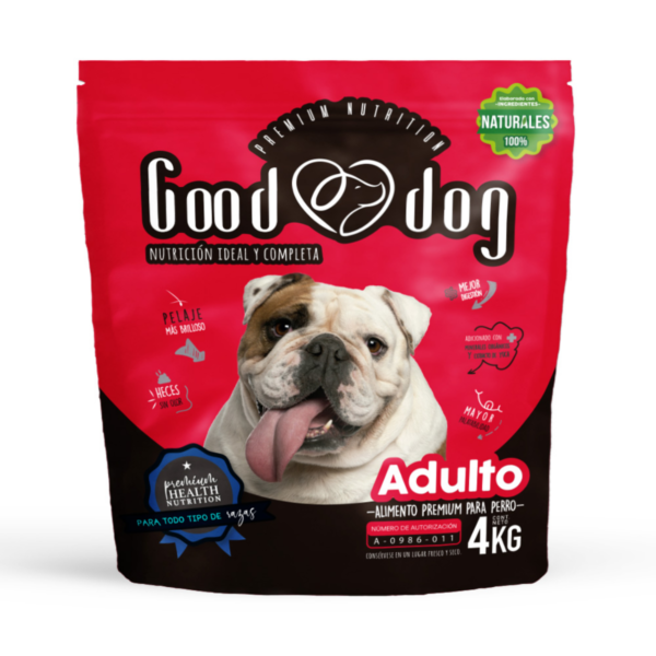 Alimento perro adulto GOOD DOG 4kg|Todas las razas.